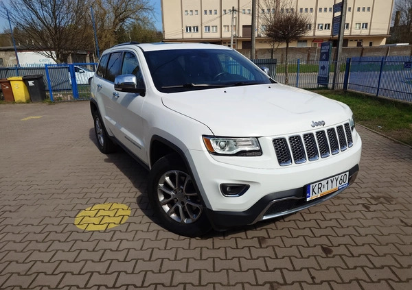 Jeep Grand Cherokee cena 88900 przebieg: 92000, rok produkcji 2016 z Kraków małe 56